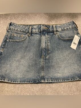 PacSun Blue Denim Mini Skirt